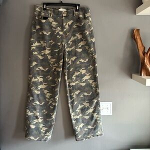 Hidden Los Angeles Wide Leg Camo Denim Pants Size 31